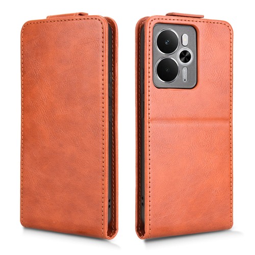 For Realme14 5G, Luxury Vertical Up-Down Leather Wallet Stand Soft Case Cover - 第 15/19 張圖片