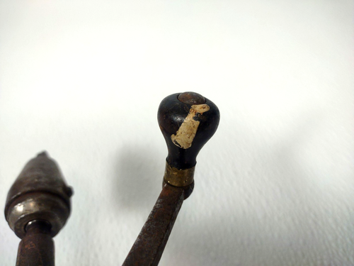 RARE Vtg Hand Drill BRASS Handle Millers Falls Egg Beater Type As Is READ - Picture 7 of 11