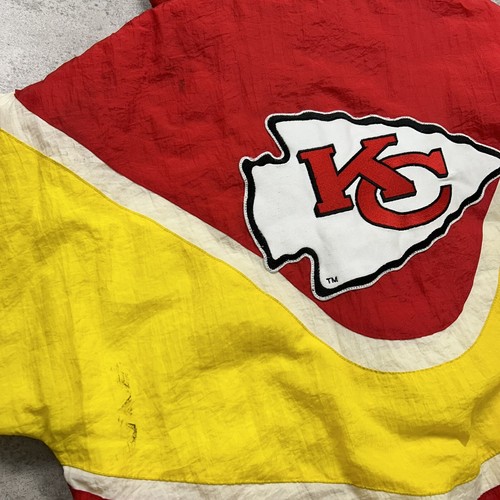 VTG 90s NFL Kansas City CHIEFS APEX ONE AUTHENTIC PRO LINE PUFFER JACKET SIZE XL - Picture 9 of 11