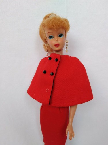 Handmade outfit dress & cape for barbie, Tressy mini Charact, Palitoy, Novo gama - Photo 8/12