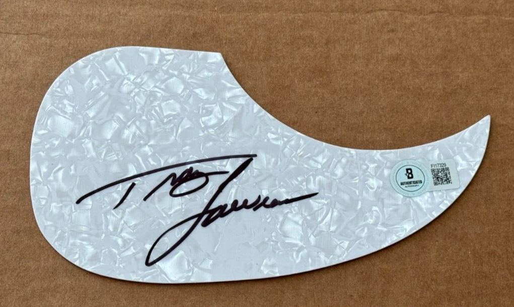 TRACY LAWRENCE SIGNED ACOUSTIC PICKGUARD BECKETT COA COUNTRY MUSIC