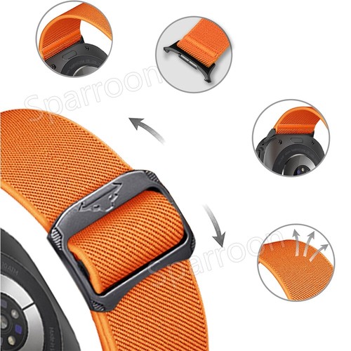 Elastic Nylon Loop Strap Bracelet Watch Band For Samsung Galaxy Watch Ultra 47mm - Picture 3 of 40