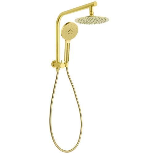 KYLINS Brushed Gold Bath Spout Basin Mixer Kitchen Sink Tap Shower Head Arm Set - Picture 7 of 277
