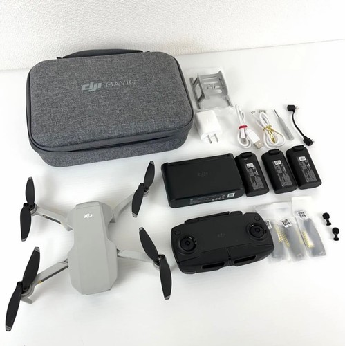 DJI Mavic Mini Fly More Combo w/ 3 batteries accessories drone Used from Japan - Picture 1 of 12