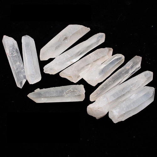 70-100mm Natural Clear Quartz Crystal Point Stone Column Energy Monocrystal Wand - Picture 3 of 18