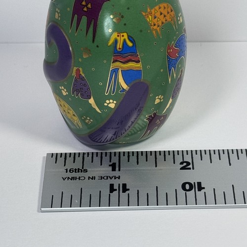 1998 LAUREL BURCH Hund Katze Welpe Hund dekoriert EI KATZE auf Ständer - Bild 11 von 11