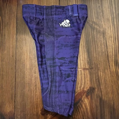 Nike Football Pants Youth Large Purple Boys Vapor Pro NCAA TCU Horned Frogs - Picture 9 of 11