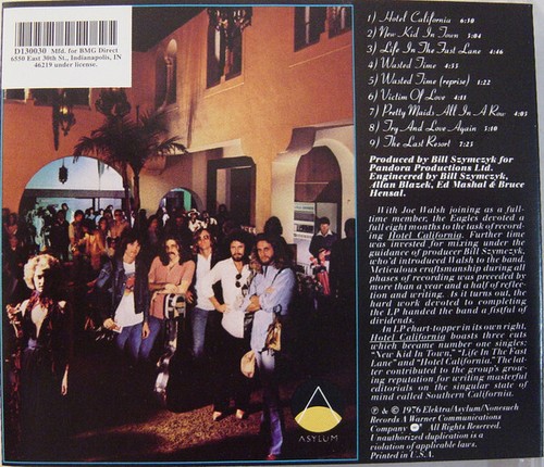 Eagles - Hotel California - Used CD - Picture 2 of 5