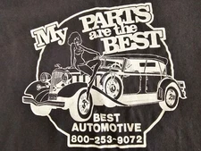 Men's Shirt S 1980s Best Automotive Screen Stars Single Stitch Retro