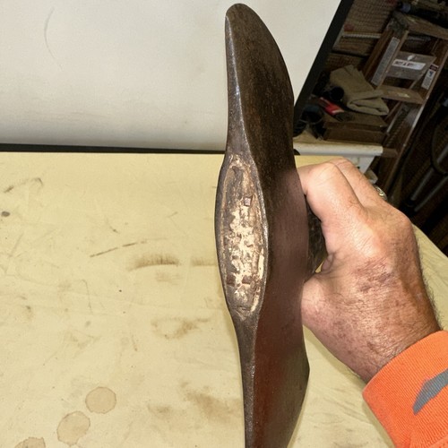 Vintage Mann Knot Klipper- Warranted Double Bit Axe w/ Good Original 36” Handle - Picture 8 of 13