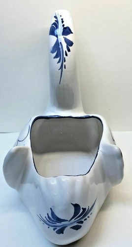 Florero grande vintage plato de caramelo cisne - Imagen 5 de 8