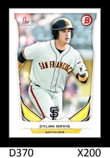 1-2014 BOWMAN DRAFT BASE DYLAN DAVIS GIANTS QTY