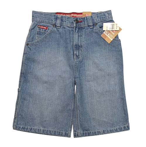 Vintage Y2K Ecko Unltd Baggy Hip Hop Skater Grunge Jean Shorts Youth Boys 10 NWT