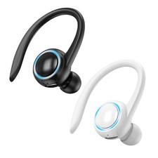 Single Ear Wireless Earphone Blue Tooth 5.2 Ear Buds for Game, Sports, Business