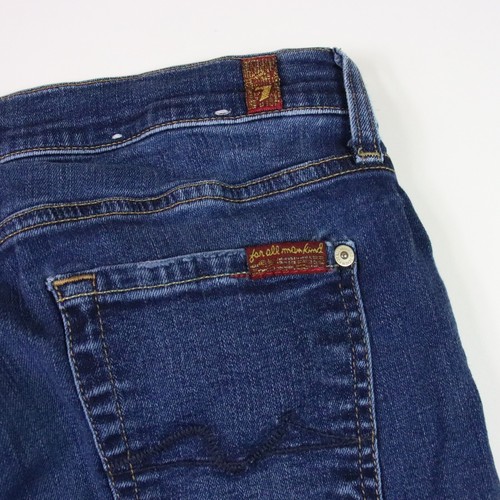 7 For All Mankind Women's button fly Josefina Skinny Boyfriend jeans size 26 - Picture 14 of 15