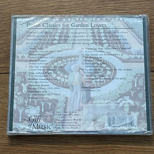 Unique CD : "Piano Classics For Garden Lovers", '03, CCL CDG1193, FACTORY-SEALED - Bild 2 von 10