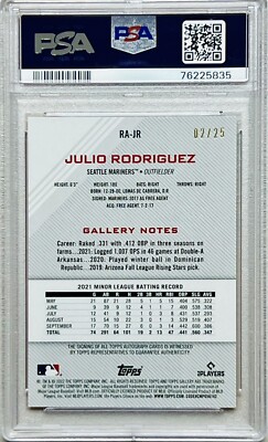 topps JULIO RODRIGUEZ RC AUTO 25シリ PSA8 s-l400.jpg