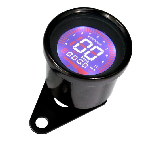 Universal Motorcycle Instrument Modified Digital Motorbike Speedometer E8A5 - Picture 7 of 12