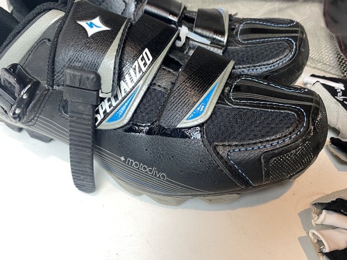 Specialized Motodiva MTB Cycling Shoes Womens Size 7 Black Mountain Bike - Picture 3 of 8