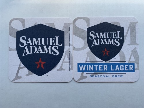20 New Samuel Adams Winter Lager Seasonal Brew 4”x4”Beer Coasters Free Shipping - 第 1/2 張圖片