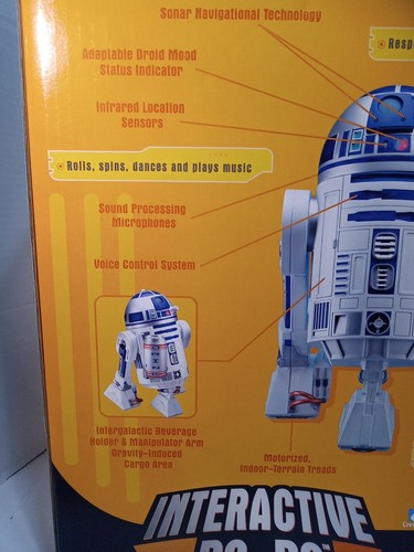 Star Wars R2-D2 Robot -Interactive, Walks, Plays Games, Patrols, 15+ Inches Tall - Picture 9 of 19