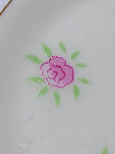 Juego de 3 piezas de porcelana de hueso miniatura Japón Taiwán casa de muñecas vajilla vintage - Imagen 10 de 23
