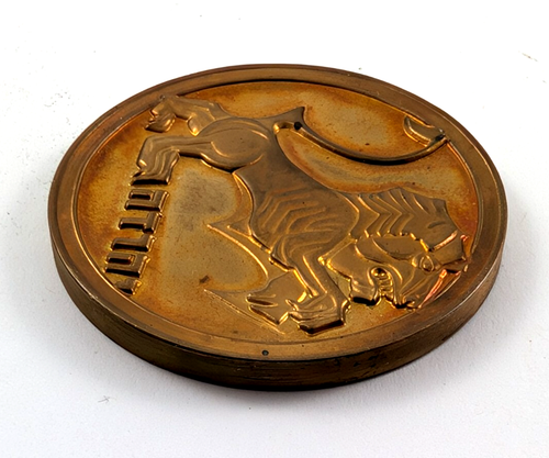 Vintage Medallic Art Company Israel Lion of Judah 41.5mm Bronze Medal - Picture 4 of 4