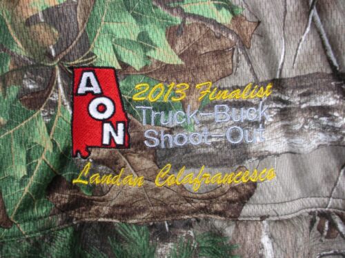 Redhead Realtree Camo Shirt Large Men's Green Hardwoods Short Sleeve - Picture 2 of 13