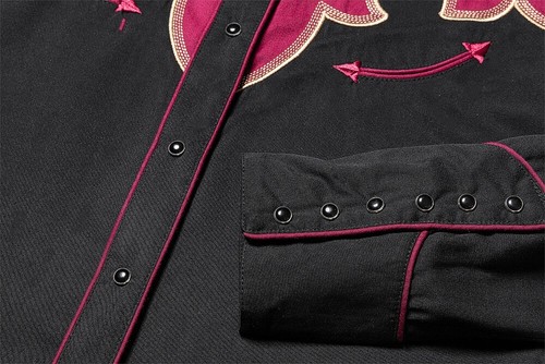 Blusa de mujer blusa occidental Country Cowgirl Western Stars & Stripes »JENNA« - Imagen 3 de 3