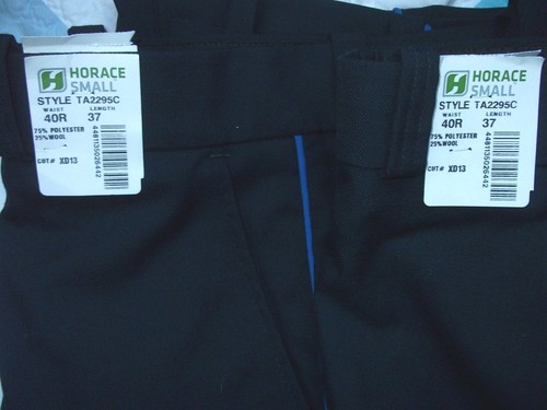 Horace Small Dress Uniform Pants (2)Pr W Blue Stripe 40Rx37 Cut XD13 (TA2295C) - Picture 2 of 7