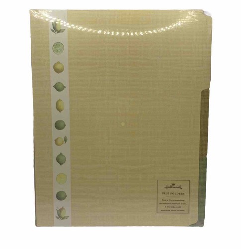 Carpetas de archivos de diseñador Hallmark etiquetas preimpresas 6 carpetas/paquete de 2 paquetes sellados - Imagen 8 de 13
