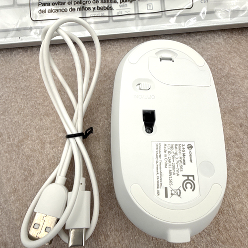 iClever GK08 Wireless Keyboard and Mouse Combo, USB-C Rechargeable Full-Size - Picture 7 of 18