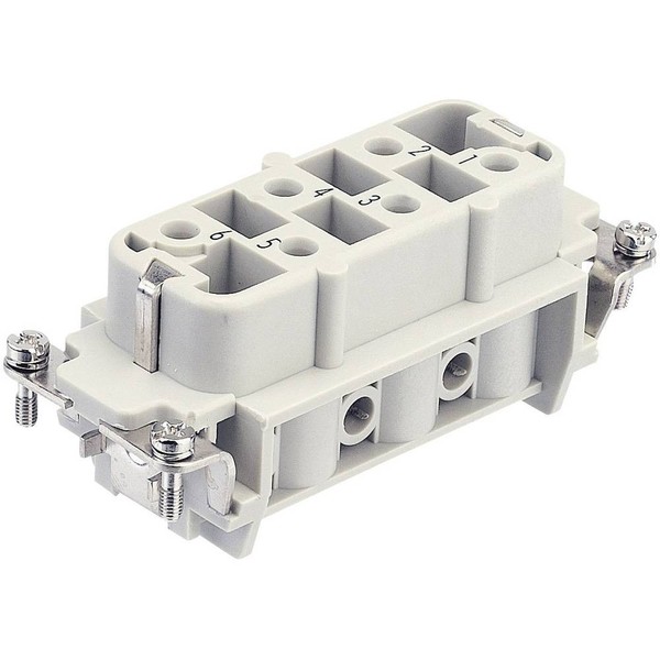 Harting 09310062701 Buchseneinsatz Han® Hsb 6 + Pe Schrauben 1 St.-image