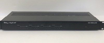 Key Digital KD-MS4x4G 18G HDMI Matrix Switch with Independent Audio Routing