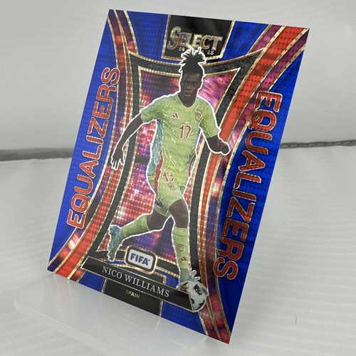 NICO WILLIAMS 2024-25 Panini Select FIFA **EQUALIZERS BLUE PULSAR PRIZM** #9 - Picture 2 of 3