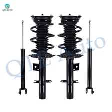 Set 4 Front Quick Complete Strut-Rear Shock To 2019-2024 Nissan Altima L4 FWD