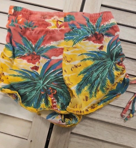 VIntage 1970s / 80's Hang Ten Hawaiian Girl's cotton shorts size M - Picture 6 of 8