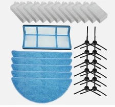 ILIFE Accessories Kit HEPA Filter Net Side Brush Mop for ILIFE V3 V3s V5 V5s