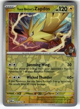 Team Rocket's Zapdos Rare SV10: Destined Rivals 070/182 NM
