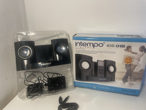 Intempo Digital IDS-01N BR Docking Speaker System Blue USB-B 2-Way Stereo Sound