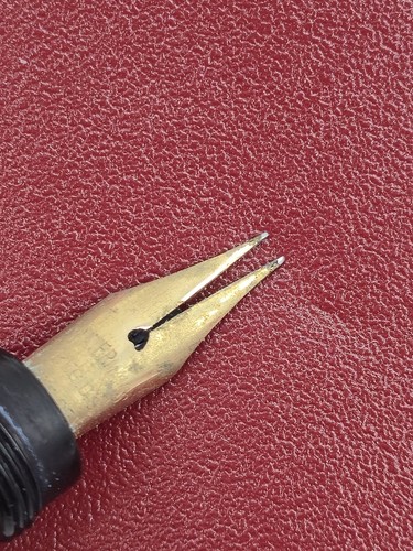 PENNA Stilografica Rientrante Waterman's 18KR CON TEXTURE FLOREALE MOLTO RARA - Imagen 9 de 9