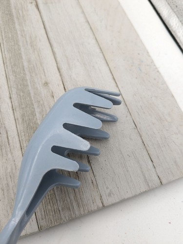 Vintage Country Blau Spaghetti Pasta Gabel 11 3/4" Gabel Servierlöffel Nylon - Bild 8 von 8