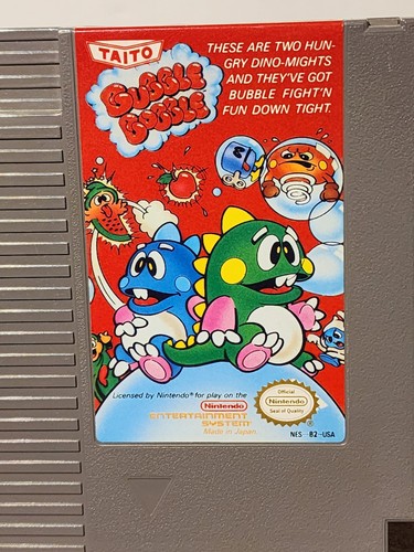 Bubble Bobble (Nintendo Entertainment System NES, 1988) Cartridge Only - Tested - Picture 4 of 10