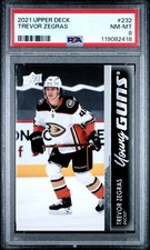 Trevor Zegras Young Guns PSA 8