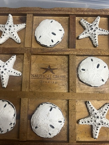 Beach Tic Tax Toe Star Fish And Sand Dollars Game ( U) - Picture 4 of 5