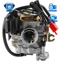 Roller Vergaser 18Mm Ansaugstutzen E-Choke FüR GY6 50Cc 60Cc Rex Rs 400 450 460