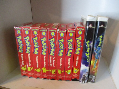 Konvolut 10 Pokemon VHS Kassetten Lot