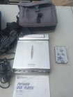 Audiovox Amc Dv1680 Portable Dvd Player (6.8") w/Case, Chords, remote + Works