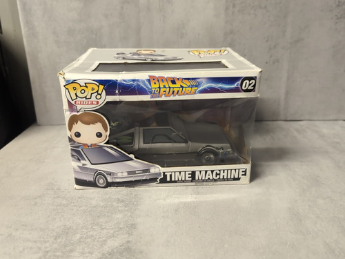 Funko POP! Rides Back to the Future Time Machine Vinyl Figure #02 Box Damaged - Picture 19 of 19
