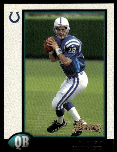 1998 Bowman Peyton Manning Rookie #1 - Picture 1 of 2